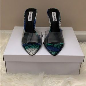 Women’s snake skin mules